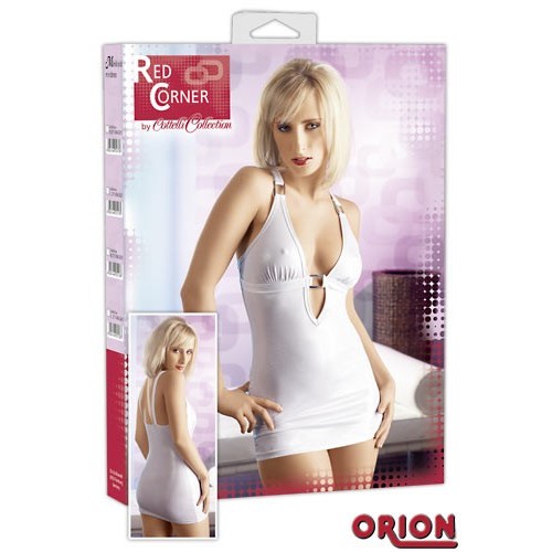 Glossy Dress White